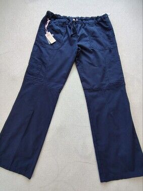 Hey Collection  Navy Utility Pants - Comfortable Everyday Wear Size L